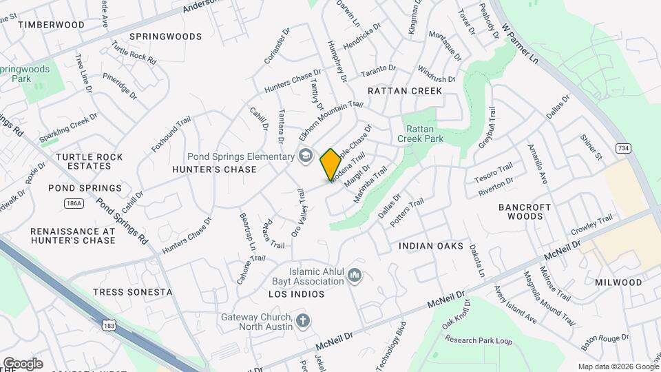 12713 Modena Trail Map and Location Details