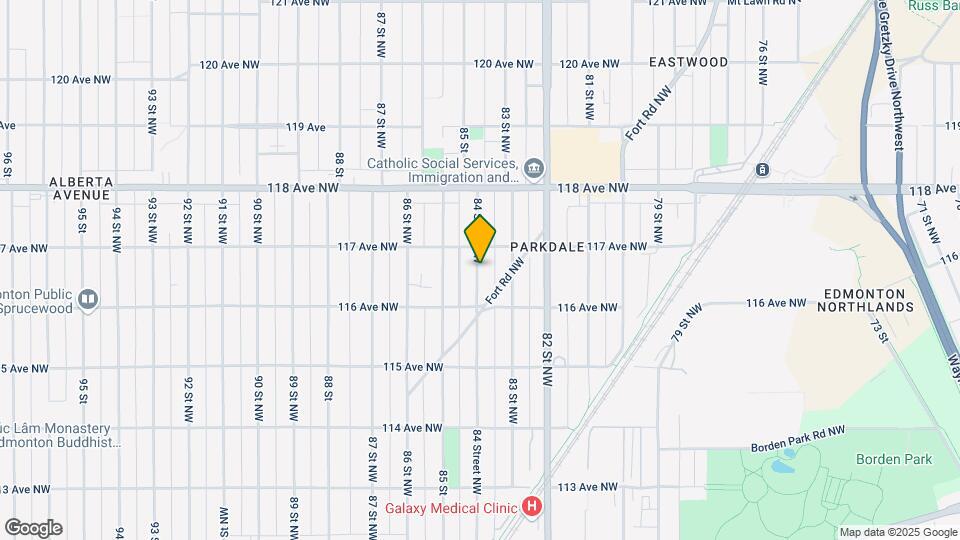 11639-11684 84 Street NW Map and Location Details