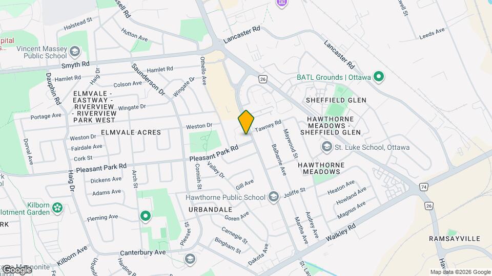 2025 Othello Av Map and Location Details