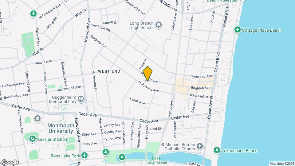 255 Hollywood Ave Map and Location Details