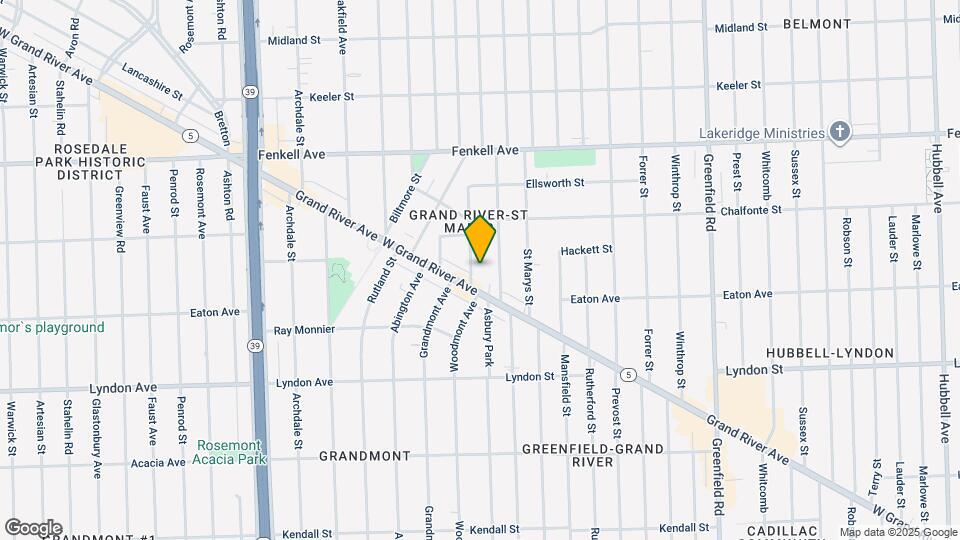 14732 Woodmont Ave Map and Location Details