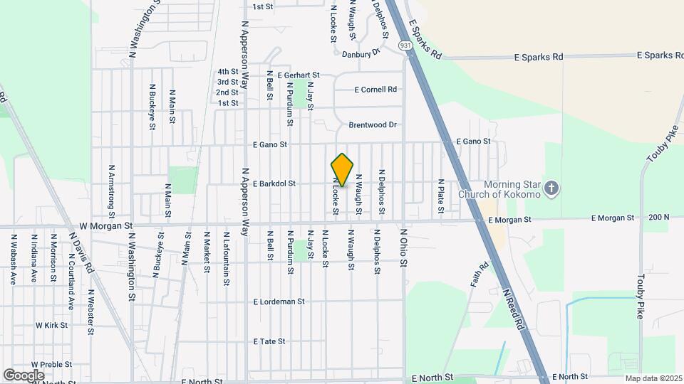 2140 N Locke St Map and Location Details