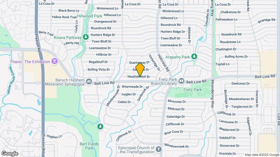6908 Heatherknoll Dr Map and Location Details