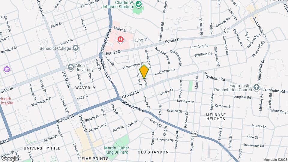 1215 McDuffie Ave Mapa y Detalles de la Ubicación