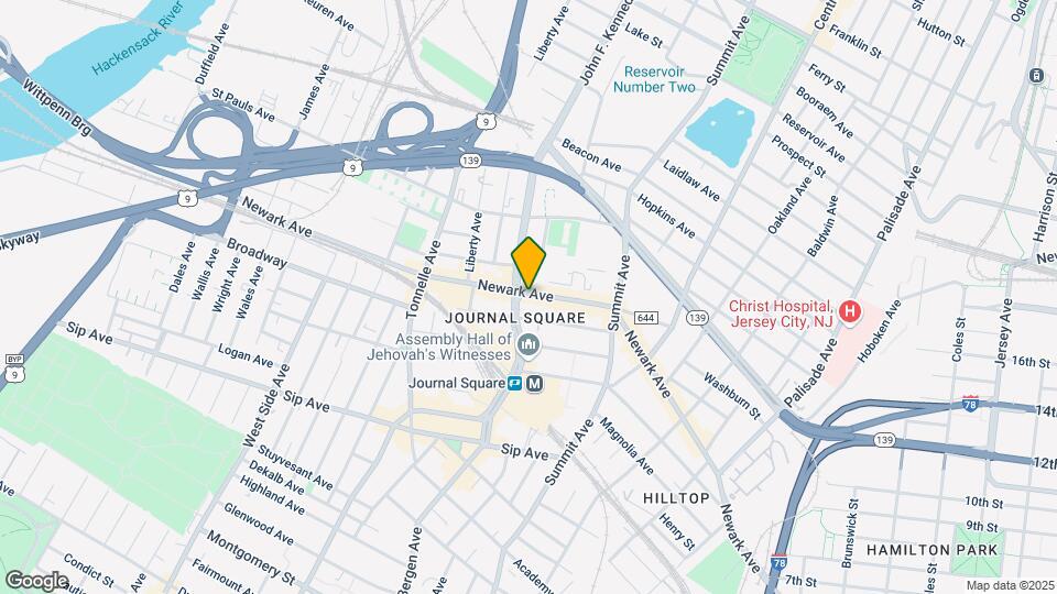 743 Newark Ave-Unit -1 Map and Location Details