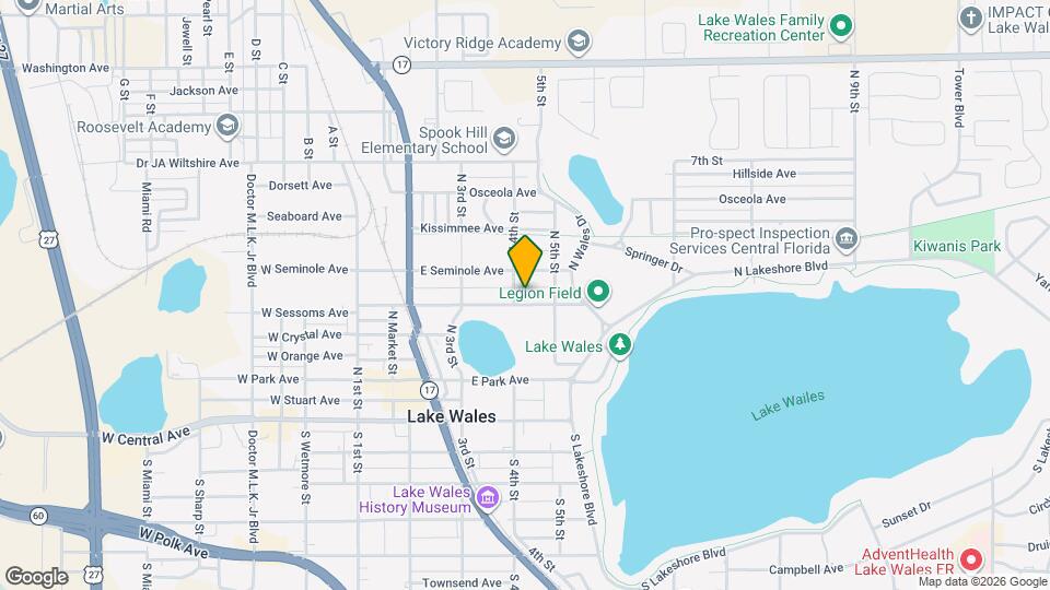 421 E Sessoms Ave, Unit 1 Map and Location Details