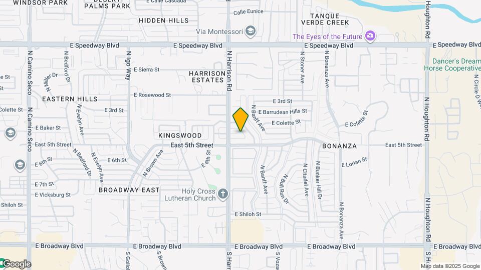 9530 E Baker St Mapa y Detalles de la Ubicación