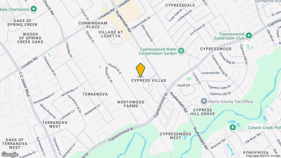 4474 W Cypress Villas Dr Map and Location Details