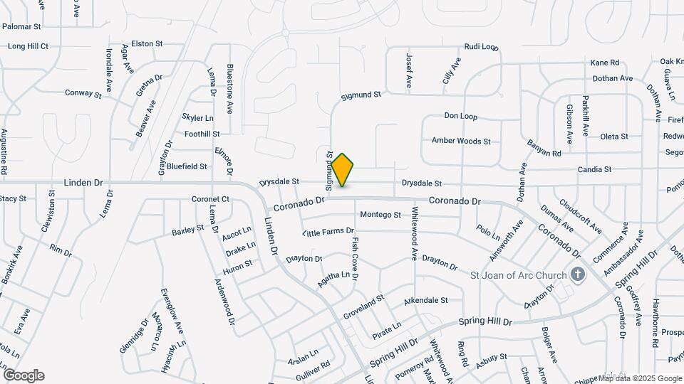 14638 Coronado Dr Map and Location Details