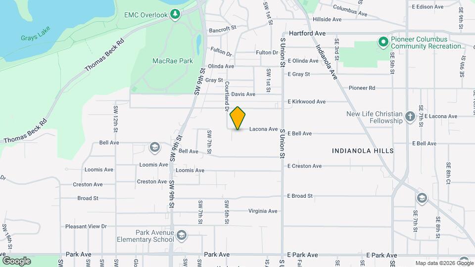 502 Lacona Ave Map and Location Details