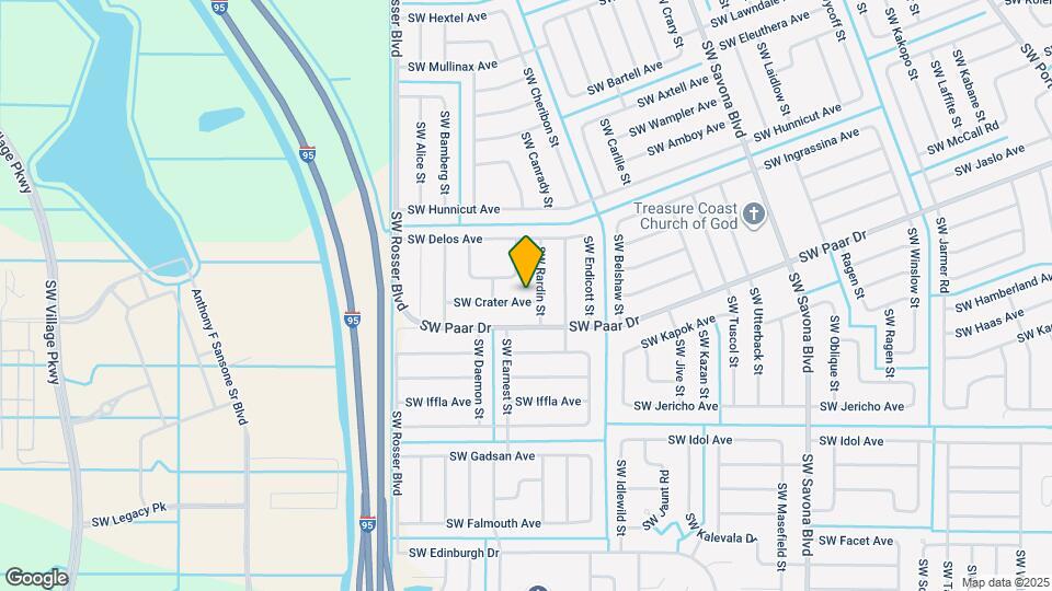 1509 SW Crater Ave Map and Location Details