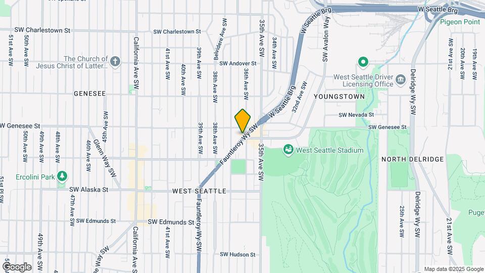 4421 Fauntleroy Wy SW Mapa y Detalles de la Ubicación