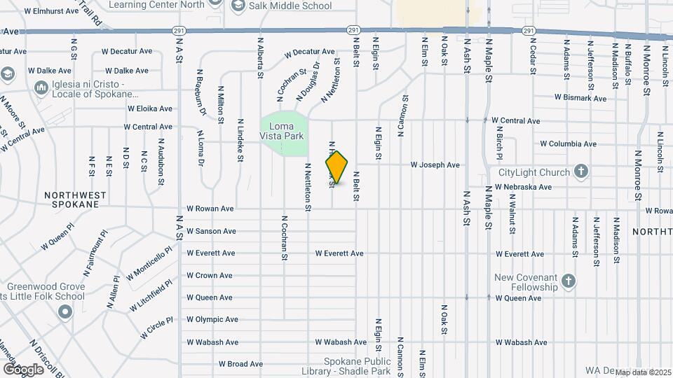 5528 N Hemlock St Map and Location Details
