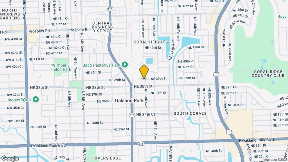 1298 NE 39th St Map and Location Details