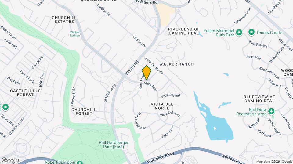 13403 La Vista Dr Map and Location Details