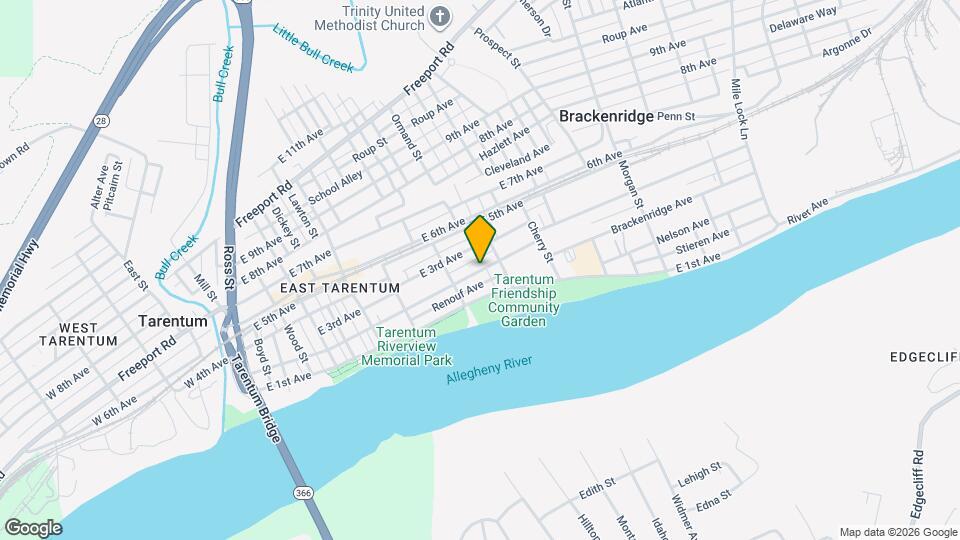 627 E 2nd Ave, Unit 1st floor Mapa y Detalles de la Ubicación