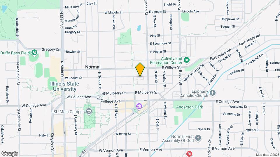 105 E Locust St, Unit 2 Map and Location Details