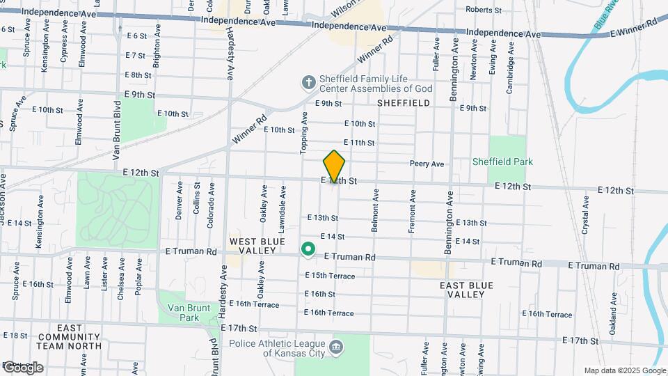 5959 E 12th St Mapa y Detalles de la Ubicación