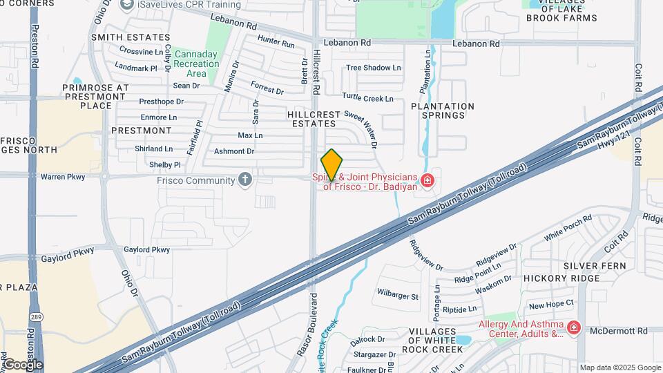 10608 Robincreek Ln Map and Location Details