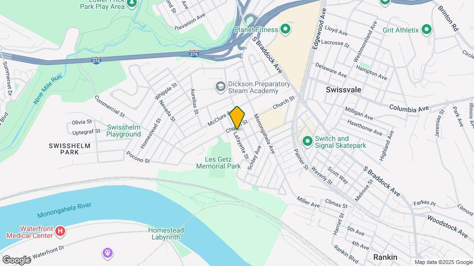 1911 Lafayette St Map and Location Details