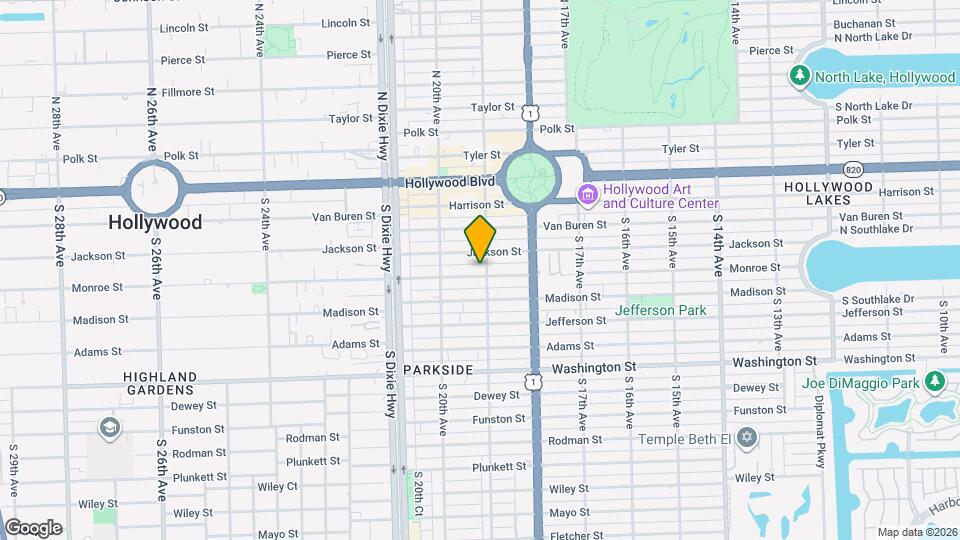 1905 Monroe St Map and Location Details