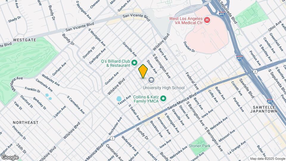 1260 S Westgate Ave Map and Location Details