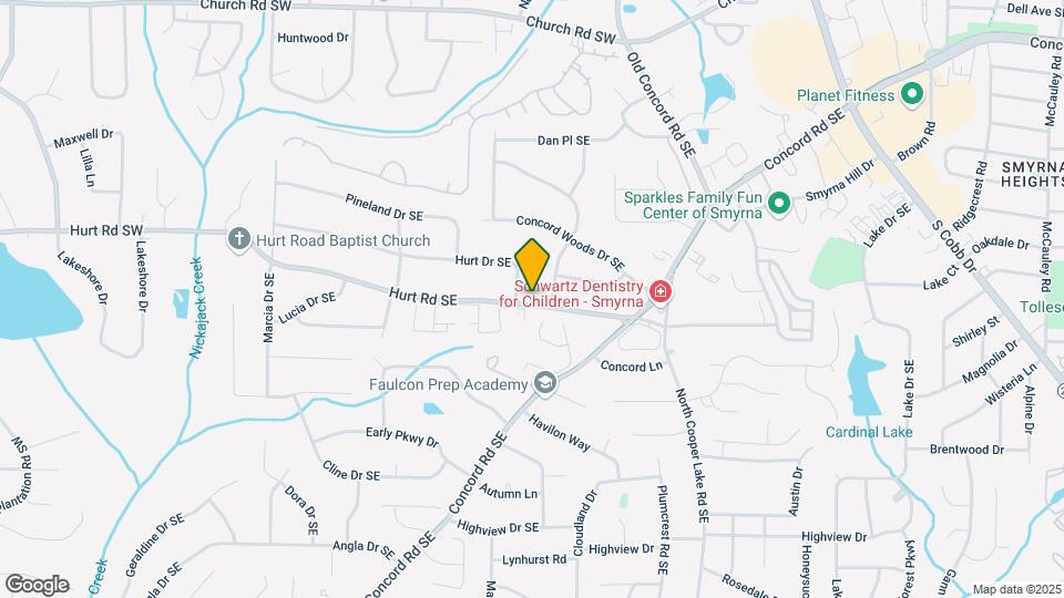 375 Hurt Rd SE Map and Location Details