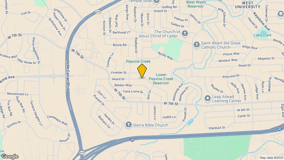 1175 Akard Dr Map and Location Details