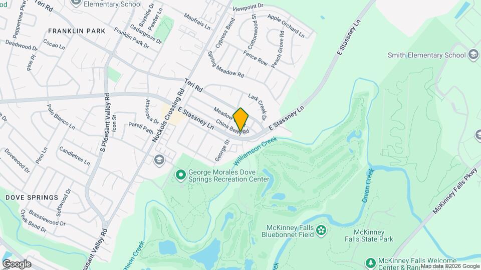 5711 China Berry Rd Map and Location Details