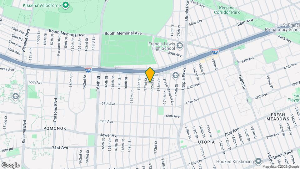 172 STREET, Unit 1 Map and Location Details