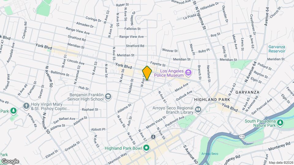 5712 Buchanan St Map and Location Details