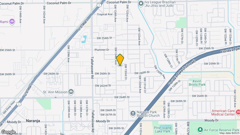 25912 SW 133rd Pl Map and Location Details