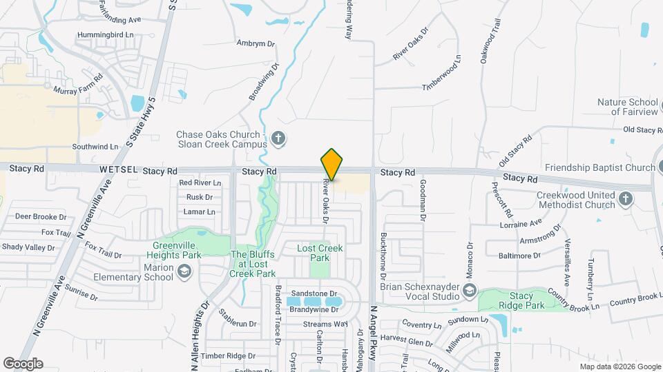 1724 River Oaks Dr Map and Location Details