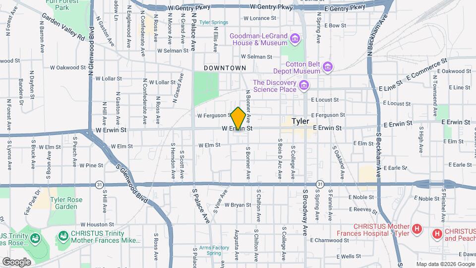 548 W Erwin St Map and Location Details