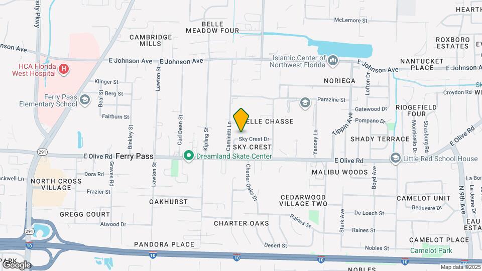 2958 Sky Crest Dr Map and Location Details