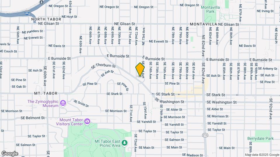 7221-7227 SE Thorburn St Mapa y Detalles de la Ubicación