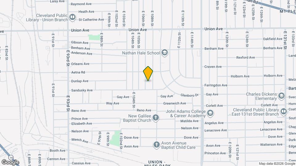 3701 E 106th St Map and Location Details