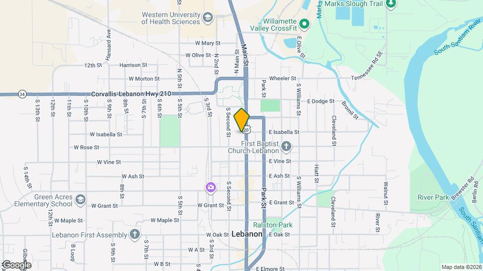 312 S Main St Map and Location Details