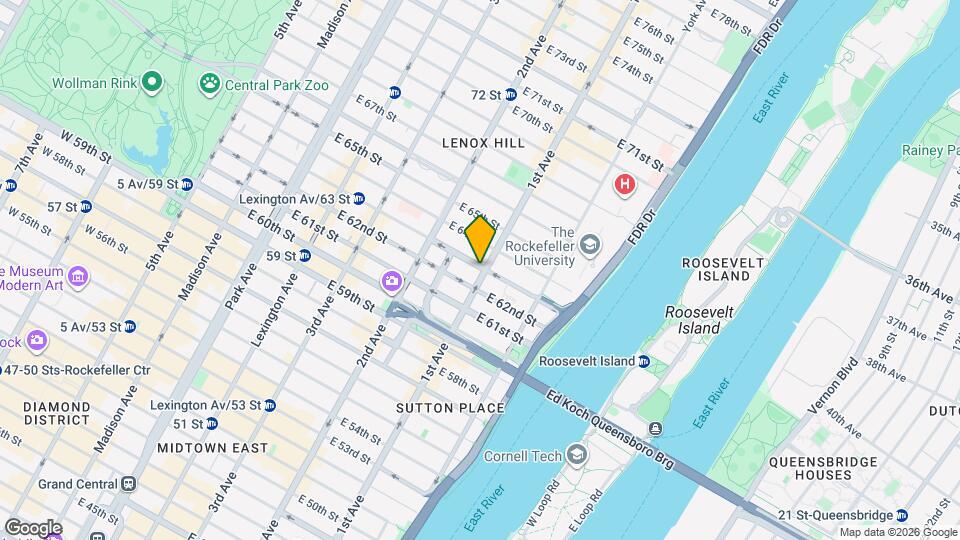 1149 1st Ave Mapa y Detalles de la Ubicación