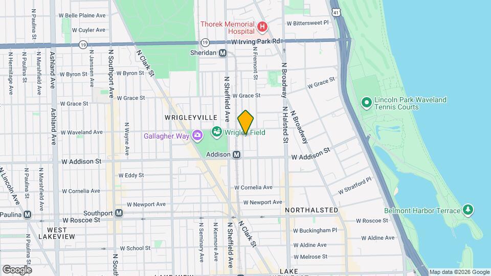 3641 N Wilton Ave Map and Location Details