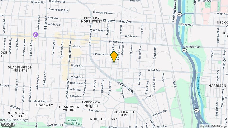 1306 Virginia Ave, Unit 1306 Map and Location Details
