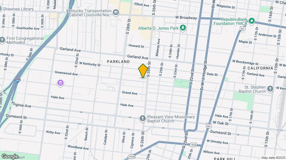 2615 Greenwood Ave Map and Location Details