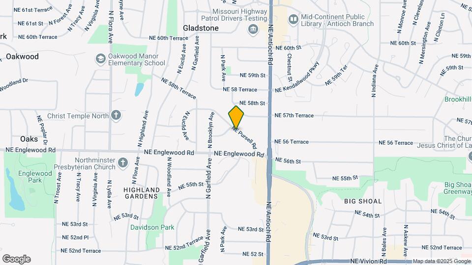 2401 NE Pursell Rd Map and Location Details