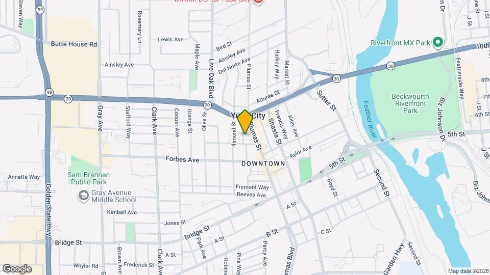 815 Walnut St Map and Location Details