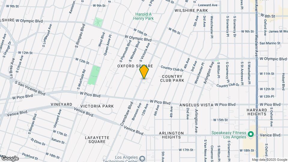 1190 Crenshaw Blvd Map and Location Details