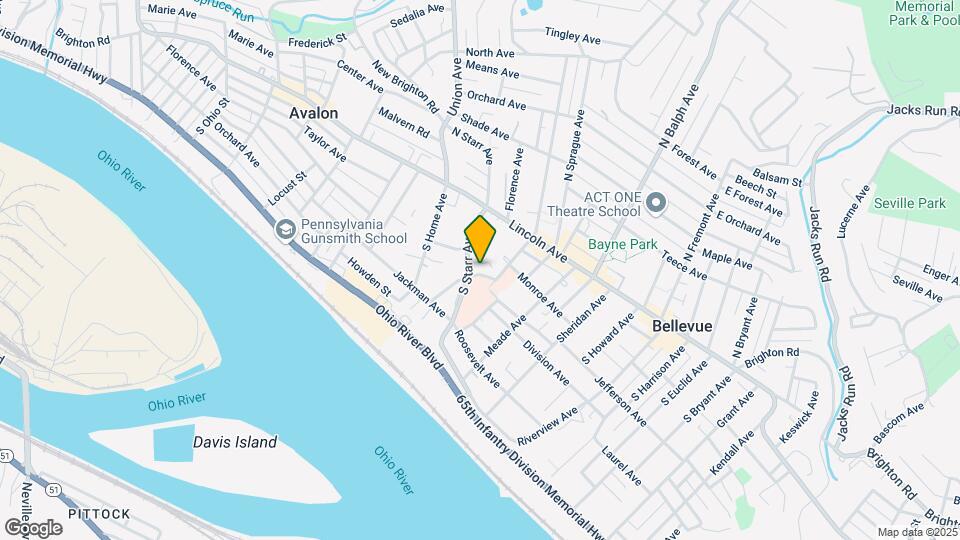 Bellevue Manor Mapa y Detalles de la Ubicación