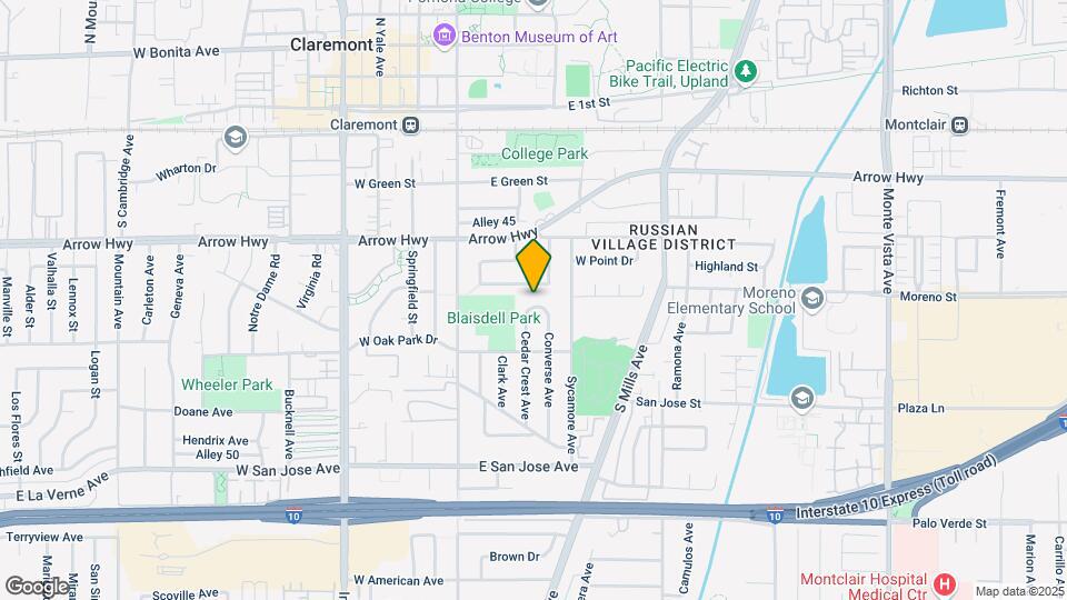 425 Cedar Crest Ave Map and Location Details
