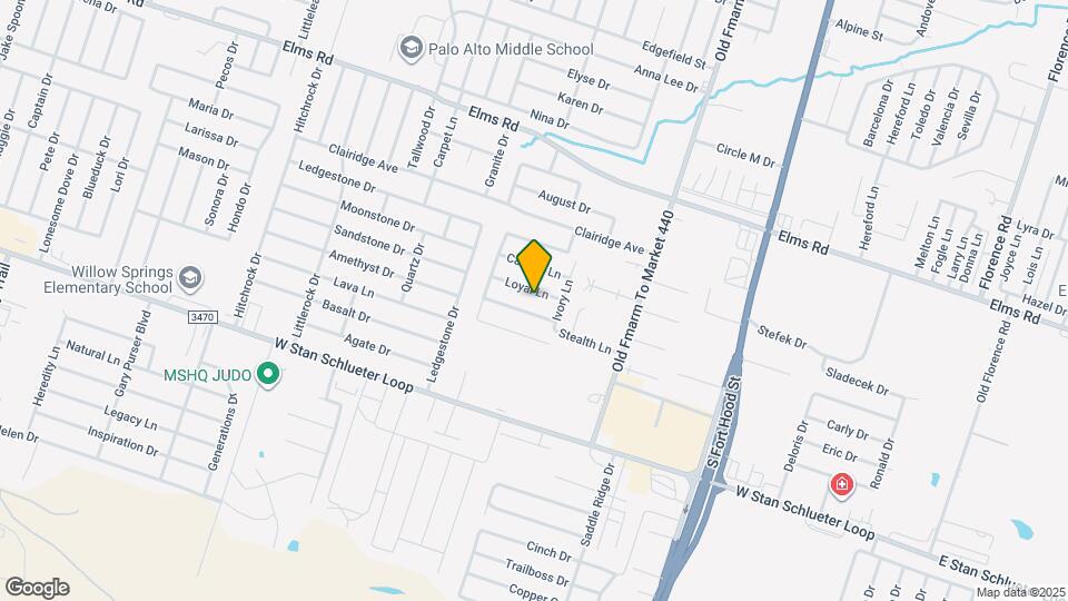 1206 Loyal Ln Map and Location Details