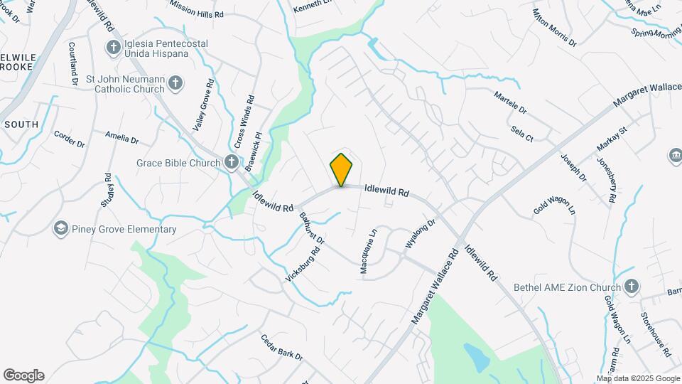9222 Idlewild Rd Map and Location Details