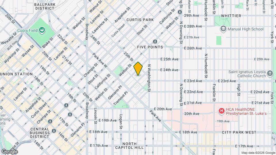 2419 Tremont Pl Mapa y Detalles de la Ubicación